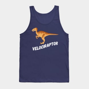 Fun Velociraptor Dinosaur Tank Top